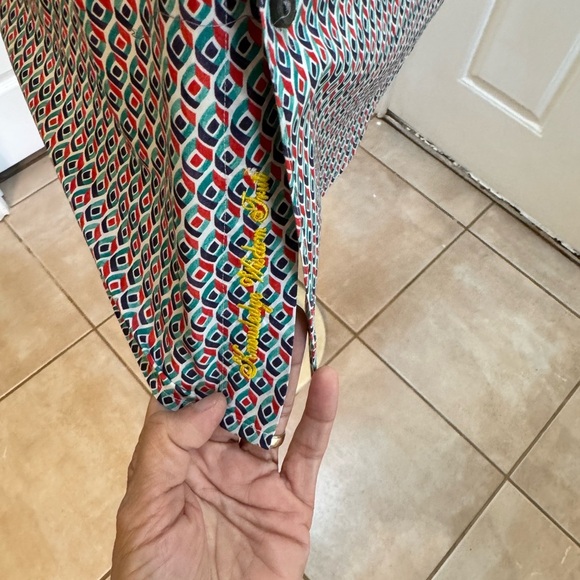 Robert Graham Red and Blue Casual Button Down Shirt - Picture 11 of 16